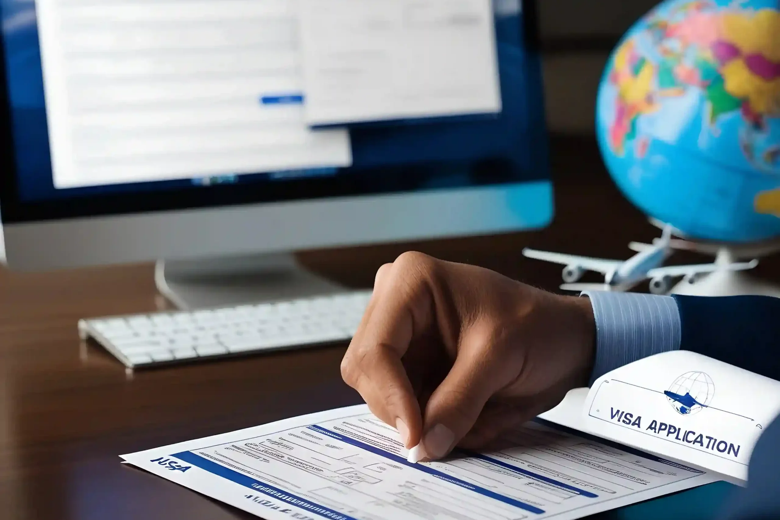 man-is-writing-business-card-with-globe-it_11zon